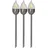 Star Trading LED Solar Fackel Olympus 3er Set silber