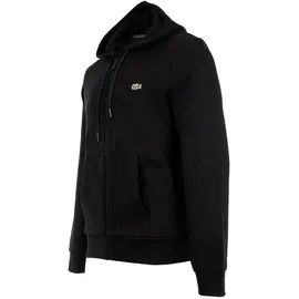 Lacoste Sweatjacke in Schwarz 3XL