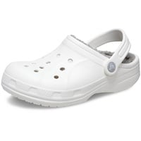 Crocs Unisex Kinder Ralen Lined Clog K Holzschuh, White Light Grey, 22/24 EU