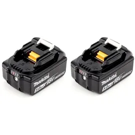 Makita DUB 361 T 2x 18 V / 36 V Akku Laubbläser Gebläse + 2x Makita BL 1850 5 Ah / 5000 mAh Akku