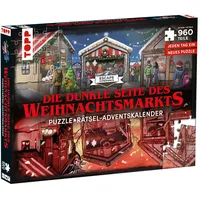 Frechverlag Puzzle-Rätsel-Adventskalender: Die dunkle Seite des Weihnachtsmarkts - 24