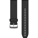 Garmin QuickFit 22 Black/Silver Silicone