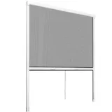 Tectake Fliegengitter Rollo 130 x 160 cm Weiß