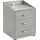 ed exciting design Nachtschrank Moon 47 x 46 x 61 cm Grau