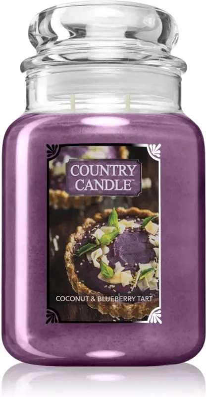 Country Candle Coconut & Blueberry Tart Duftkerze 680 g