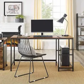 VASAGLE Schreibtisch Braun / Schwarz