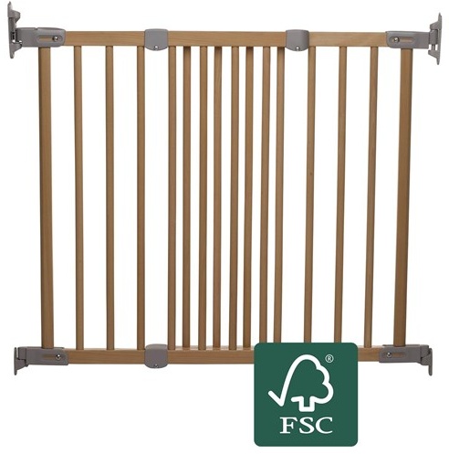 FlexiFit  Safety Gate Wood/Gray 69-106.5 cm