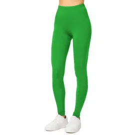 Merry Style Leggings Damen Frauen Hosen aus Viskose MS10-143 (1-tlg) elastischer Bund, atmungsaktiv grün S