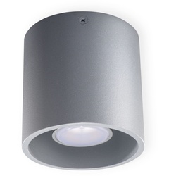 Kanlux moderne Deckenaufbauleuchte ALGO max. 40W grau rund