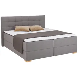 Home Affaire Boxbett HOME AFFAIRE "Olivet mit Bettkasten", grau, B:194cm L:210cm, Komplettbetten, in 4 Farben, 4 Breiten, 2 Matratzenarten, auch in Überlänge 220 cm