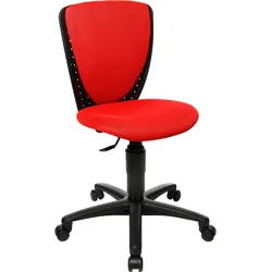 Bürostuhl TOPSTAR "High S'cool", rot (rot, schwarz), Stühle