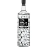 THREE SIXTY VODKA | Diamond filtrated Vodka | In der einzigartigen Facettenschliff-Flasche | Ein ungewöhnlich mildes und weiches Geschmacksprofil | 6L | 37,5% vol.