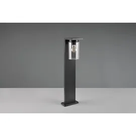 Trio Sockelleuchte Aluminium 65,0 cm inkl. Dämmerungssensor schwarz