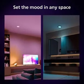 Philips Hue Slim Einbauleuchte 1er Pack rund weiß