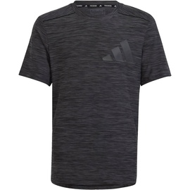 adidas Jungen T-Shirt (Short Sleeve) B Ti Heath Tee, White/Grey Three, IC5404, 152