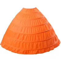 BEAUTELICATE Petticoat Reifrock Unterröcke Damen Lang Fur Brautkleid Hochzeitskleid Vintage Crinoline Underskirt., Orange, one_size - Einheitsgröße