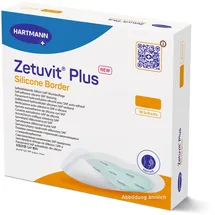 Hartmann Zetuvit Plus Silicone Border steril 10x10 cm 10 St.