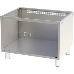 Groju Gastro Unterschrank Untergestell offen Standgerät 800x730x600 mm Edelstahl