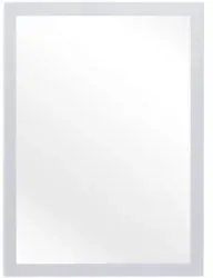 Viking DIN A4 Inforahmen Magnetisch Silber Kunststoff 1292070 24,5 (B) x 0,5 (T) x 32,5 (H) cm 5 Stück