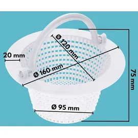 amapool Skimmer weiß 16 cm