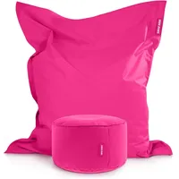 Green Bean Xxl-Sitzsack, Pink, Füllung: Styroporkugeln, Rechteckig, 140x25x180 cm,