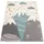 Paco Home Kinderteppich Kinderzimmer Pastell Blau Grau Berg Mond Sterne, strapazierfähig, 160x230 cm