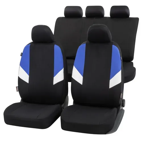 CarComfort Sitzbezug »Cala«, Polyester - blau | schwarz