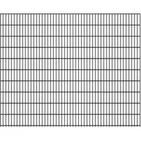 Fa-bausysteme Doppelstabmattenzaun 250 x 203 cm Anthrazit