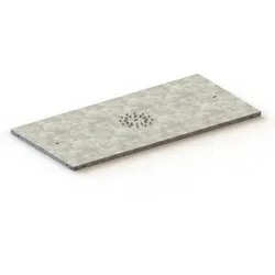 Abdeckboden 1250 x 600mm verzinkt Compact mit Schrauben komplett