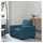 vidaXL Sessel 60 x 77 x 52,8 cm Blau Samt