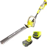 RYOBI OHT1850X-115 18 V ONE+ Akku Heckenschere Long Reach 50 cm + 1x Akku 1,5 Ah + Ladegerät