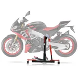 ConStands Motorradheber CS Power Evo-Zentralständer für Aprilia Tuono V4 21-26 Rot