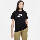 Nike Sportswear T-Shirt Big Girls Shirt FD0928-010 158-170 - Black/White