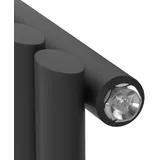 neu.haus Designheizkörper Nore 600 x 600 mm 449 W schwarz Mittelventil