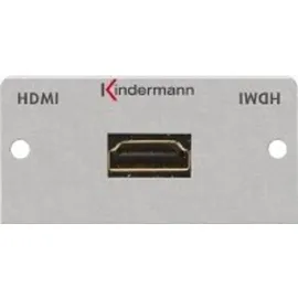 Kindermann Konnect 50 alu - Modulares Faceplate-Snap-In - HDMI