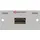 Kindermann Konnect 50 alu - Modulares Faceplate-Snap-In - HDMI
