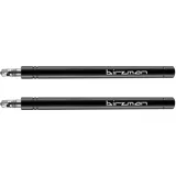 Birzman 2x Ventilverlängerung mit Ventilkern schwarz 40mm