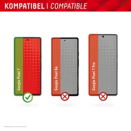 Displex Real Glass Google Pixel 7 Eco-Montagerahmen, kratzer-resistent