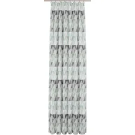 Wirth Vorhang WIRTH "Berlare" Gr. 2, grün (mint), B:132cm H:175cm, Jacquard, Baumwolle, Polyester, Gardinen