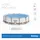 BESTWAY Steel Pro Max Frame Pool 305 x 76 cm lichtgrau