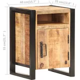 vidaXL Nachttisch 40x35x55 cm Massivholz Mango