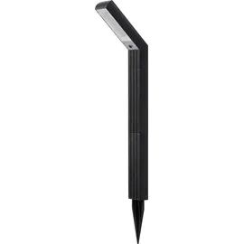 ChiliTec Wegeleuchte Kunststoff 78 cm inkl. Dämmerungssensor schwarz