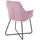 Svita JOSIE Dining 2er Set Esszimmerstuhl Sessel Polsterstuhl Samt Pink