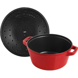 Staub Cocotte Kochtopfset 3-tlg. kirsch-rot