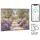 Klarstein Infrarotheizung mit Thermostat, 500W Elektroheizung, Smart Home Bild-Infrarotheizung zur Wandmontage, IR mit IoT/WiFi App-Control, Feucht... - Bunt