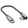 deleyCON USB-C 0,15 m Gewinkelt Schwarz