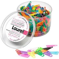 Laurèl Laurel Büroklammern farbsortiert kunststoffüberzogen, 500 St.