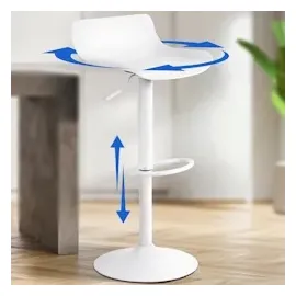 CLP 2er Set Barhocker Aveiro weiß