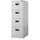 Jan Nowak V004A Aktenschrank 132 cm x 46 cm x 62 cm Grau