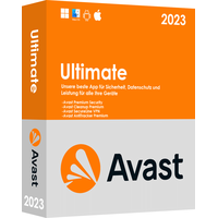 Avast Ultimate Suite 2023 | 3 Geräte / 2 Jahre | Sofortdownload + Produktschl...